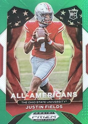 2021 Prizm Draft Picks #192 All-Americans - Green