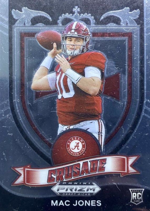 thumbnail image 2 of 2021 Panini Prizm Draft Picks #104 Mac Jones Rookie Card – Graded 10, 1st Graded, Patriots 2 of 2