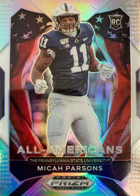 2021 Prizm Draft Picks #188 All-Americans - Silver