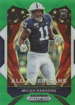 2021 Prizm Draft Picks #188 All-Americans - Green
