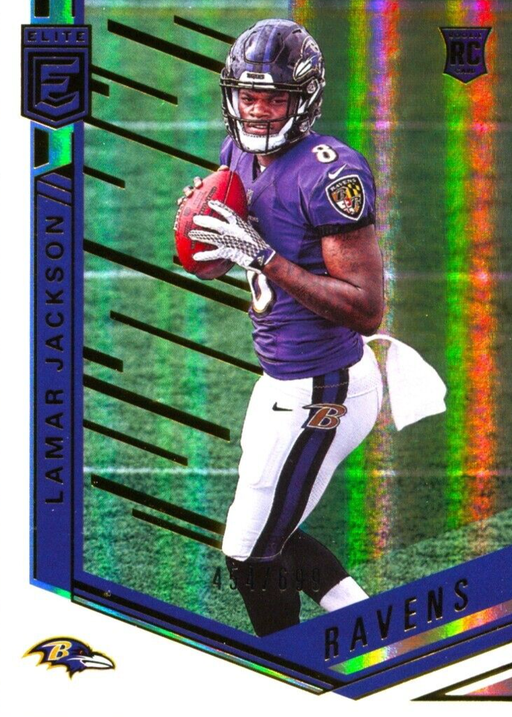 Lamar Jackson 2018 Elite #167 Base /699 Price Guide - Sports