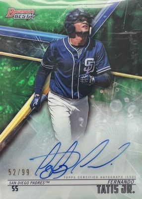 2018 Bowman's Best #B18-FT Best of 2018 Autographs - Green Refractor /99