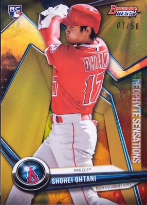 2018 Bowman's Best #NS-SO Neophyte Sensations - Gold Refractor /50