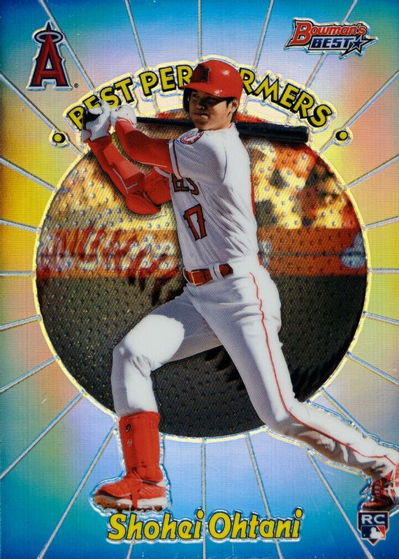 Shohei Ohtani 2018 Bowman's Best #98BP-SO 1998 Best Performers Rookie PSA 10