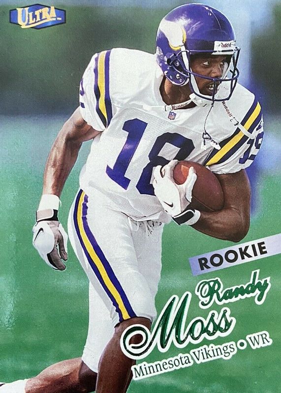 Randy Moss 1998 Fleer Ultra #406 Base Rookie BGS 9