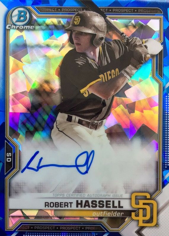 2021 Bowman Sapphire Edition #BSPA-RH Chrome Prospect Auto