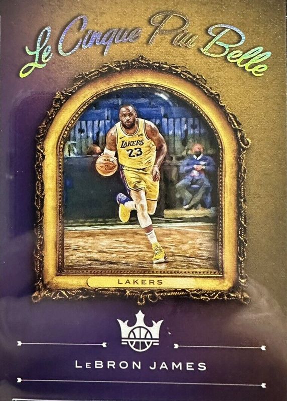 LeBron James 2020 Court Kings #5 Le Cinque Piu Belle /(SSP) PSA 9