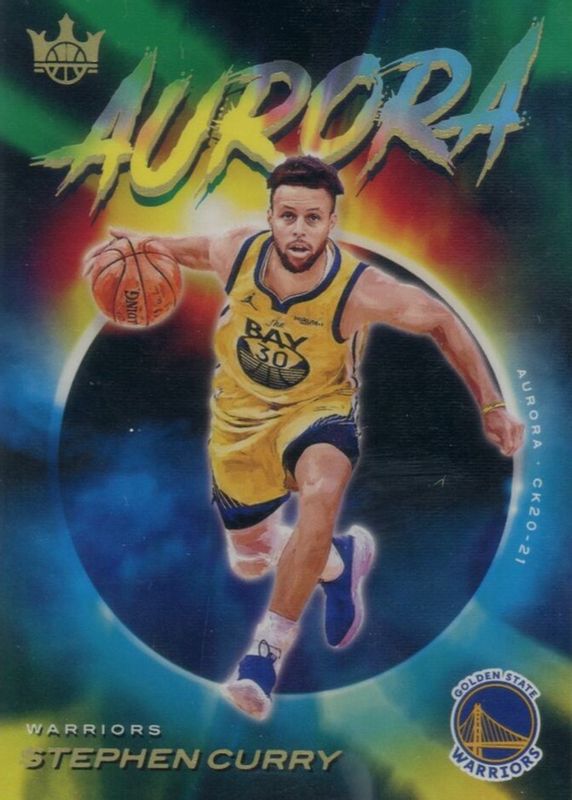 Stephen Curry 2020 Court Kings #2 Aurora /(SSP) PSA 10