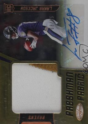 2018 Certified #203 Freshman Fabric Signatures - Gold Etch /25