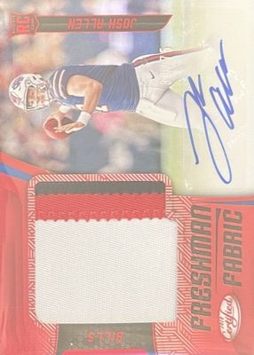 2018 Certified #204 Freshman Fabric Signatures - Mirror Red (/75)