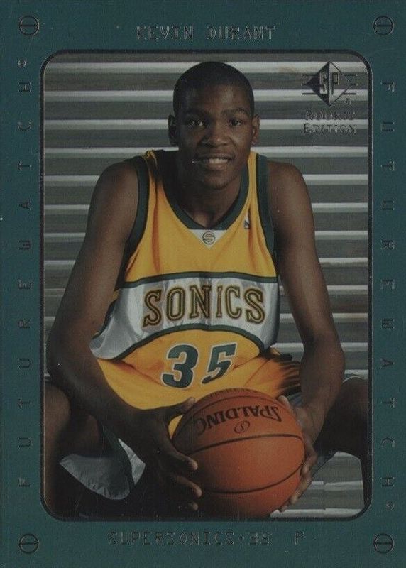 Kevin Durant 2007 SP Rookie Edition #121 1997 Rookie Design Rookie BGS 9