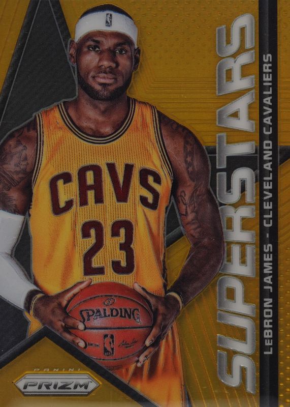 LeBron James 2014 Prizm #1 Superstars - Gold /10 SGC 9.5