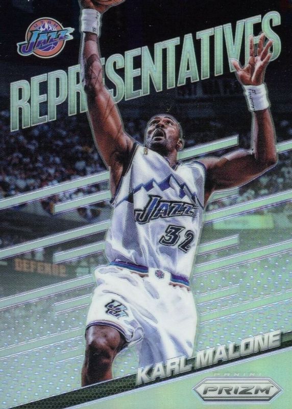 Karl Malone 2014 Prizm #20 Representatives SGC 10 PRISTINE