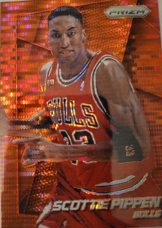 Scottie Pippen 2014 Prizm #218 Red Pulsar /25 RAW