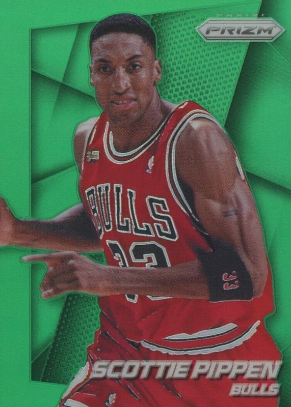 Scottie Pippen 2014 Prizm #218 Green BGS 9