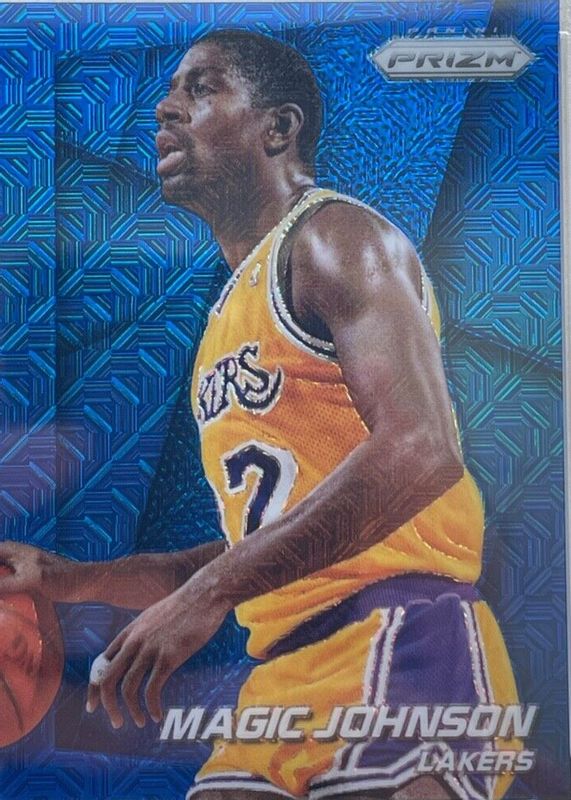 Magic Johnson 2014 Prizm #175 Blue Mojo SGC 10 PRISTINE