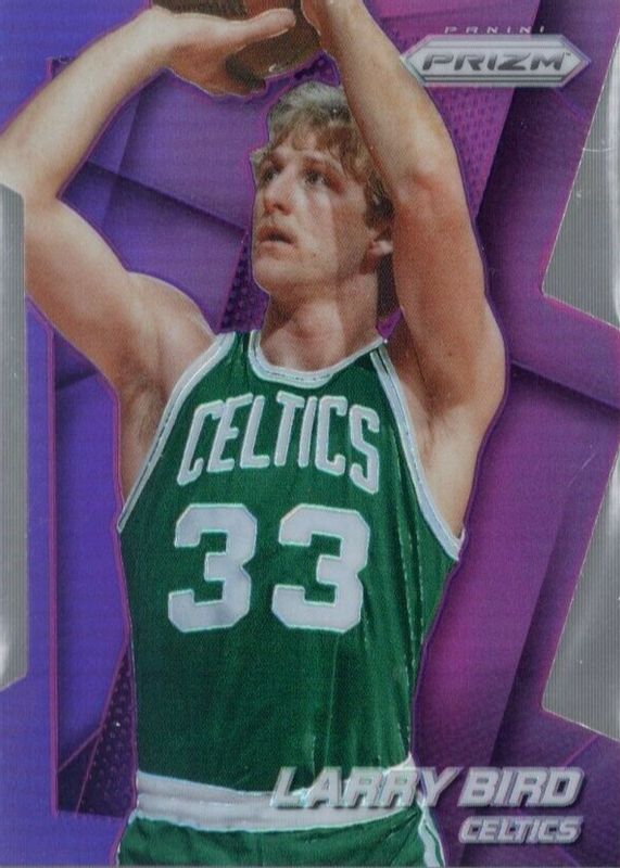 Larry Bird 2014 Prizm #232 Purple Die-Cut /139 SGC 9.5