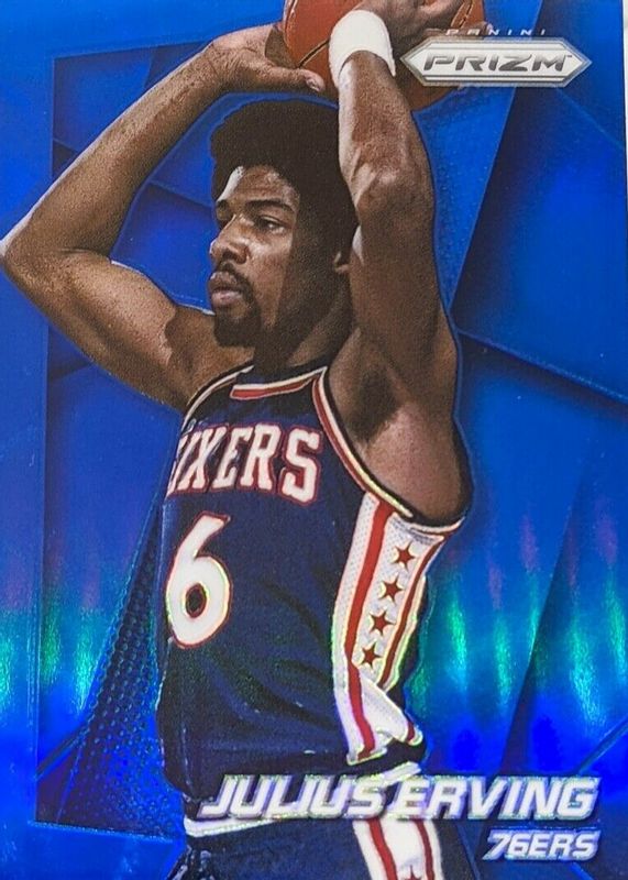 Julius Erving 2014 Prizm #163 Blue /99 BGS 10 BLACK LABEL