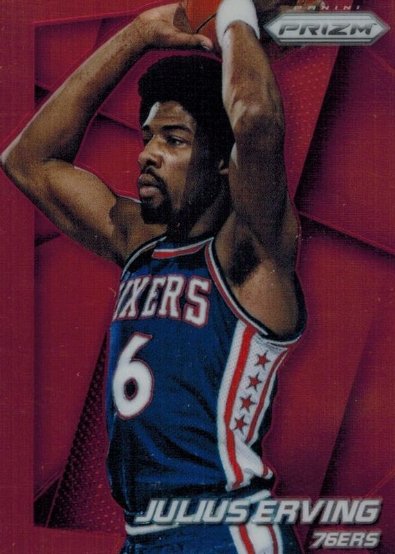 Julius Erving 2014 Prizm #163 Red /49 SGC 10