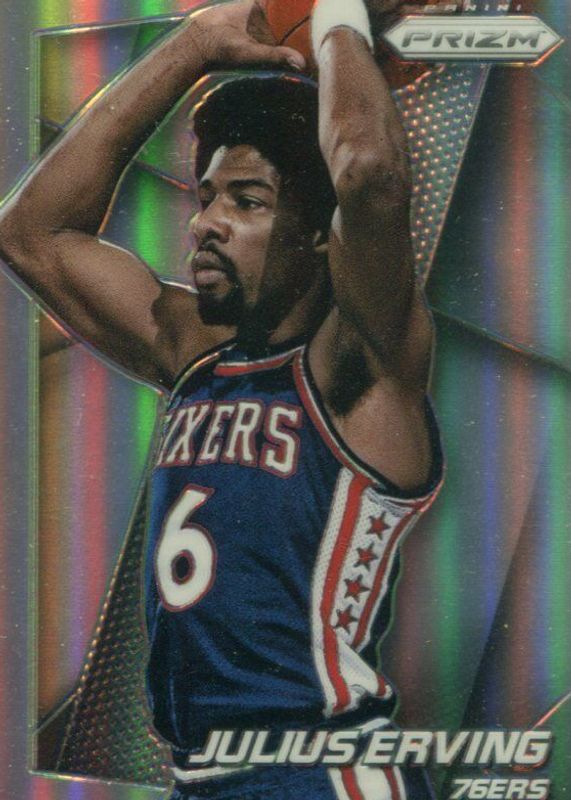 Julius Erving 2014 Prizm #163 Silver SGC 10