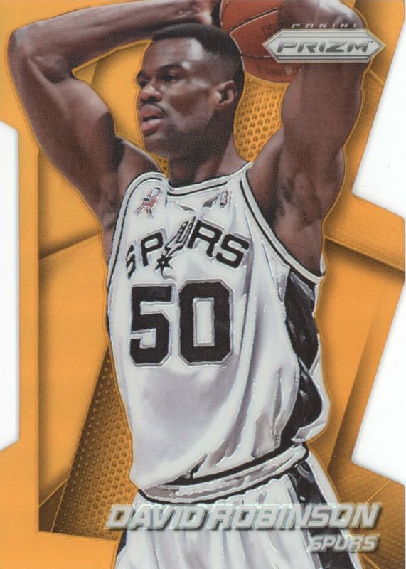 David Robinson 2014 Prizm #227 Orange Die-Cut /139 PSA 10