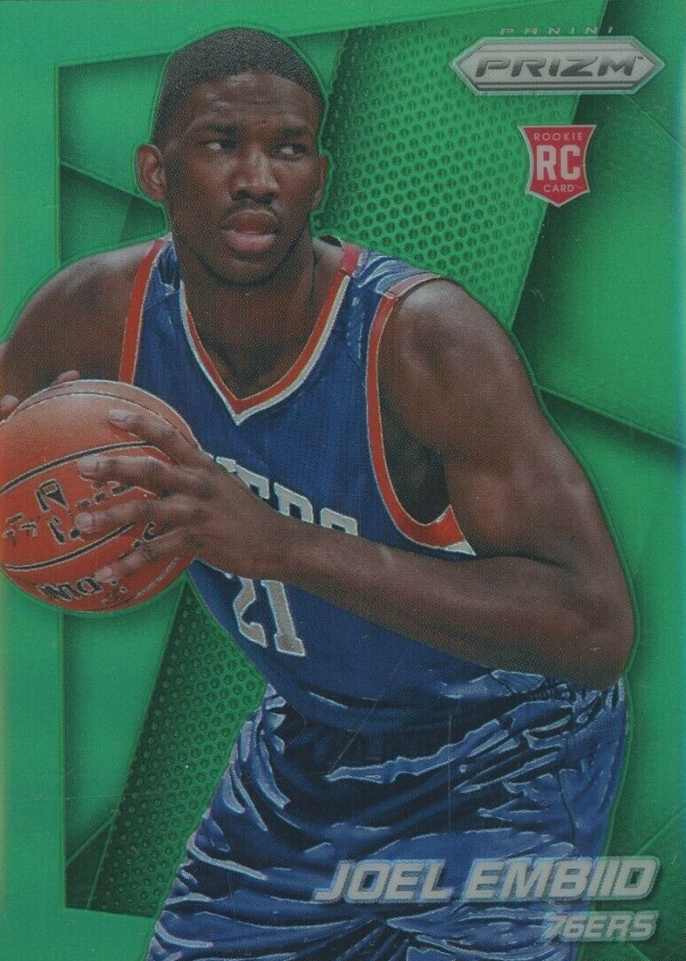 Joel Embiid 2014 Prizm #253 Green Price Guide - Sports Card