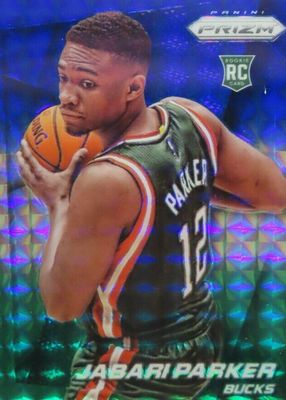 2014 Prizm #252 Blue Green Mosaic