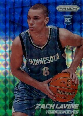 2014 Prizm #262 Blue Green Mosaic