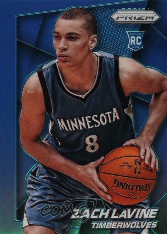 Zach LaVine 2014 Prizm #262 Light Blue /49 Rookie PSA 10