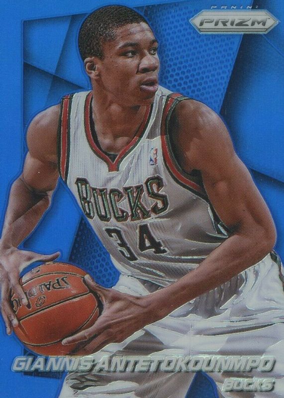 Giannis Antetokounmpo 2014 Prizm #73 Blue /99 BGS 10 PRISTINE