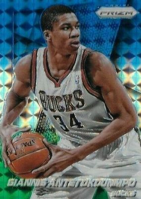 2014 Prizm #73 Blue Green Mosaic