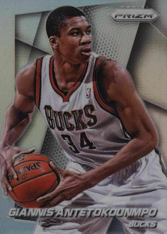Giannis Antetokounmpo 2014-15 Panini Prizm Prizms Yellow and