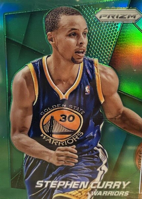 Stephen Curry 2014 Prizm #92 Green BGS 10 BLACK LABEL