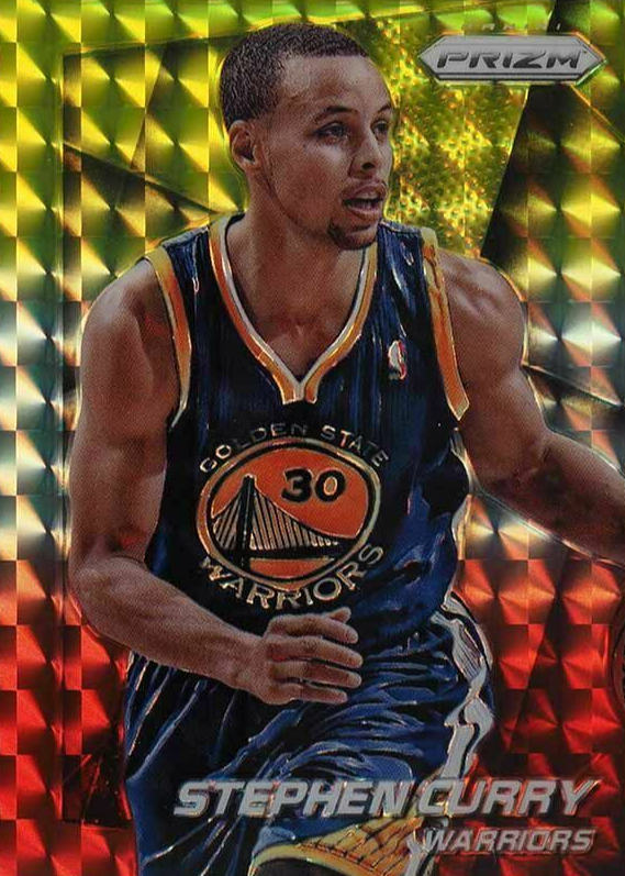 Stephen Curry 2014 Prizm #92 Yellow & Red Mosaic Price Guide