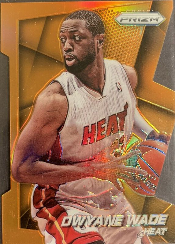 Dwyane Wade 2014 Prizm #141 Orange Die-Cut /139 RAW