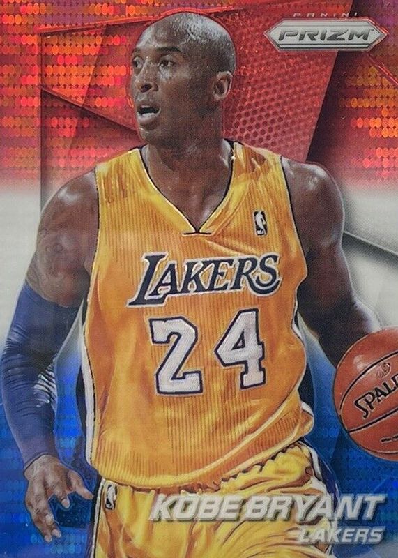 Kobe Bryant 2014 Prizm #136 Red White Blue Pulsar PSA 10