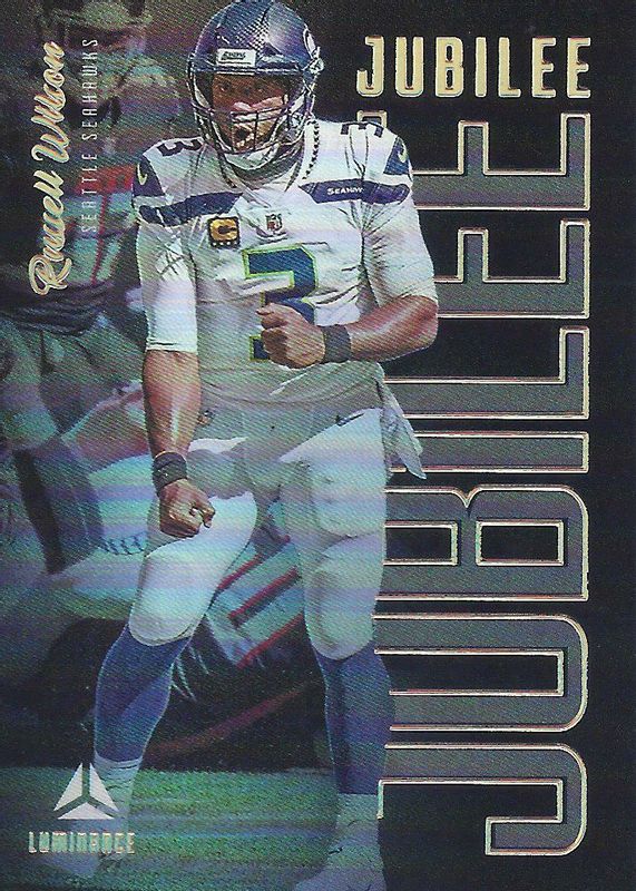 Russell Wilson 2021 Luminance #J-17 Jubilee /(SSP) PSA 10