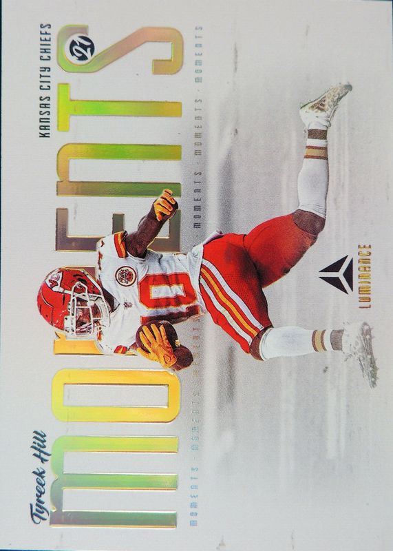 Tyreek Hill 2021 Luminance #MO-4 Moments /(SSP) SGC 9.5