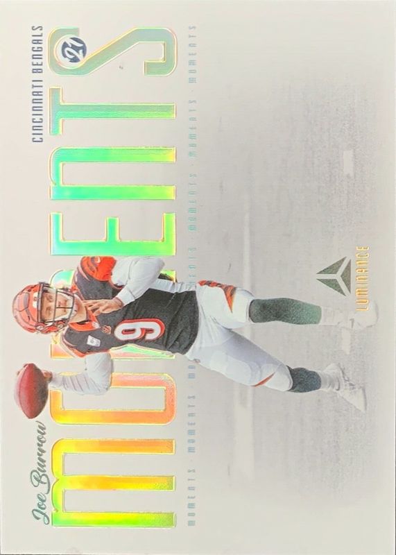 Joe Burrow 2021 Luminance #MO-2 Moments /(SSP) BGS 10 PRISTINE