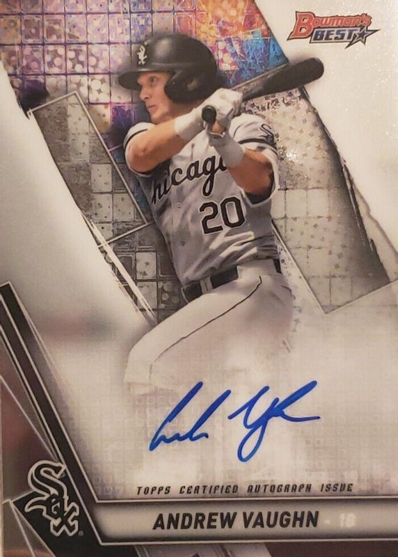 Andrew Vaughn 2019 Bowman's Best #B19-AV Best of 2019 Autographs SGC 10