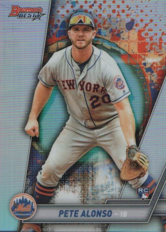 Pete Alonso 2019 Bowman's Best #32 Refractor Rookie PSA 10