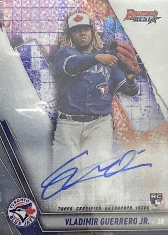 Vladimir Guerrero Jr. 2019 Bowman's Best #B19-VGJ Best of 2019 Autographs Rookie RAW