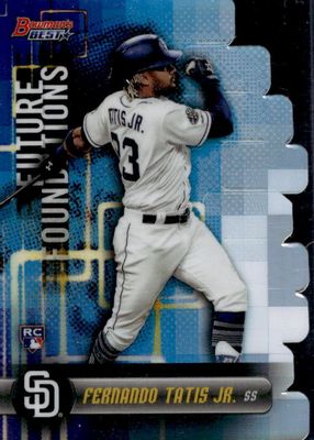 2019 Bowman's Best #FF-FTJ Future Foundations Die-Cut