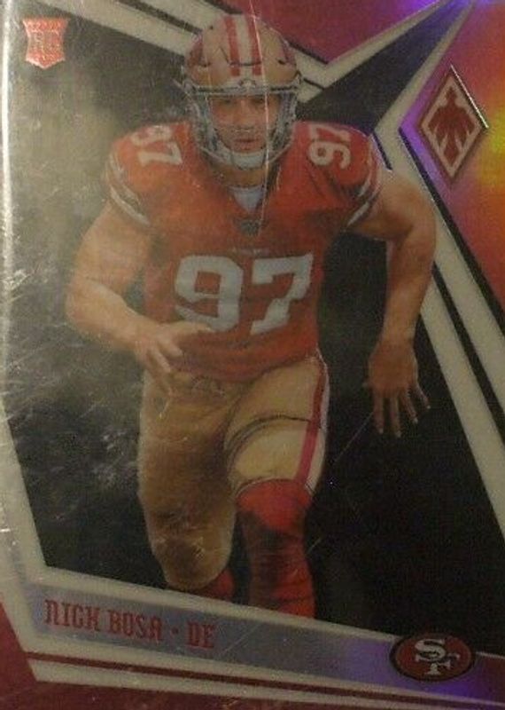 Nick Bosa 2019 Phoenix #108 Black /10 Rookie SGC 10