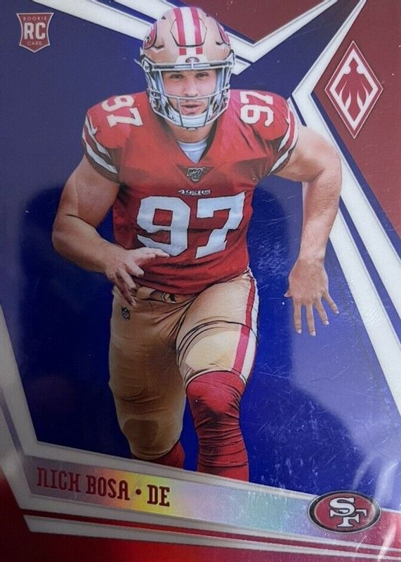 Nick Bosa 2019 Phoenix #108 Blue /35 Rookie SGC 9.5