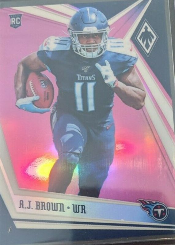 AJ Brown 2019 Phoenix #111 Pink /199 Rookie RAW