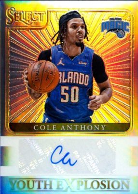 Cole Anthony 2020 Prizm Draft Picks #D3 Downtown /(SSP