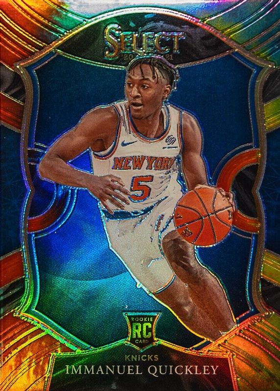 Immanuel Quickley 2020 Select #85 Concourse Tie-Dye /25 Rookie SGC 10