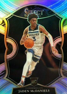 Jaden McDaniels 2020 National Treasures #143 Rookie Patch