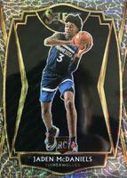 Jaden McDaniels 2020 Select #197 Premier Level Elephant /(SSP